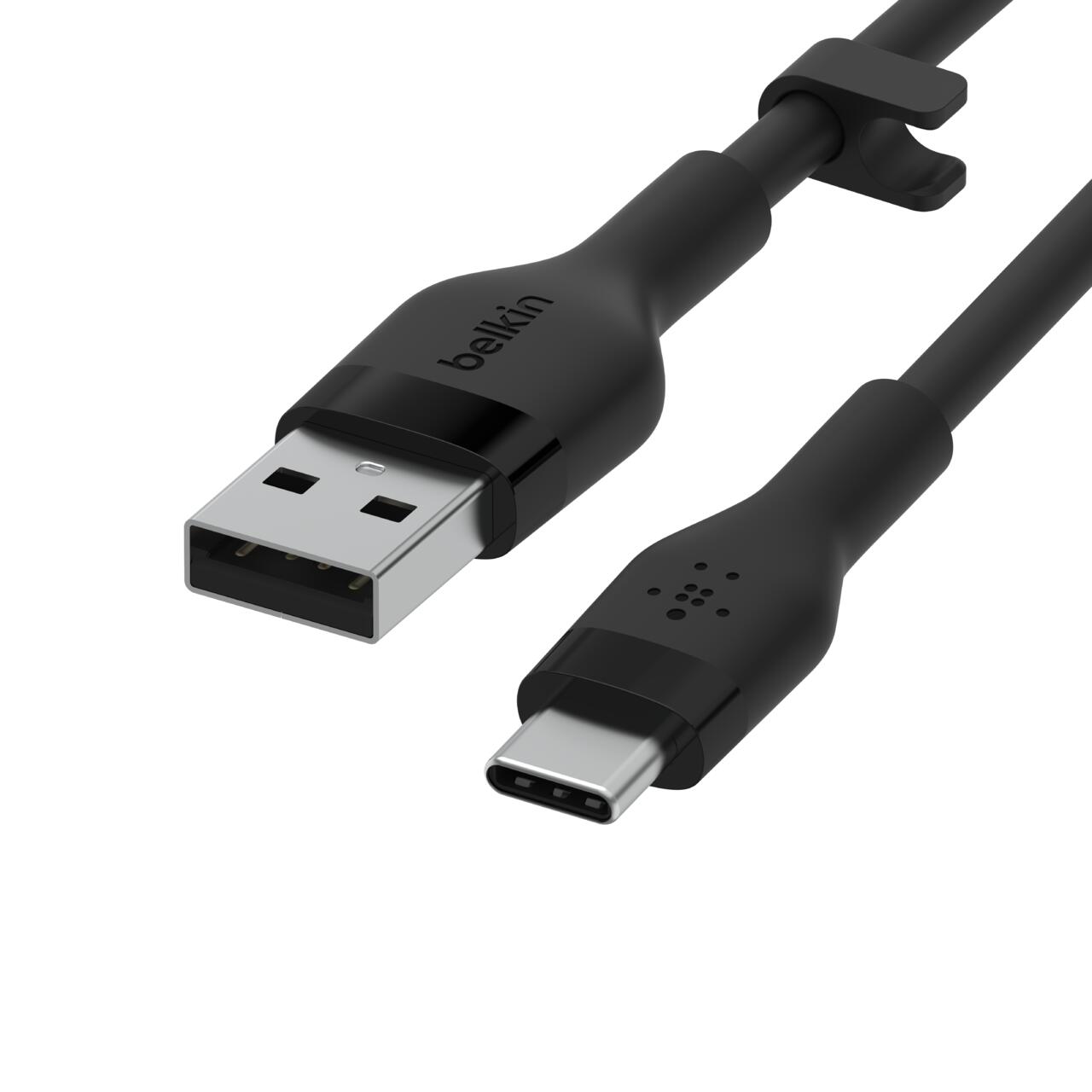 Belkin BoostCharge Flex USB-A auf USB-C Kabel (2m, Schwarz) Belkin BoostCharge Flex USB-A auf USB-C Kabel (2m, Schwarz)